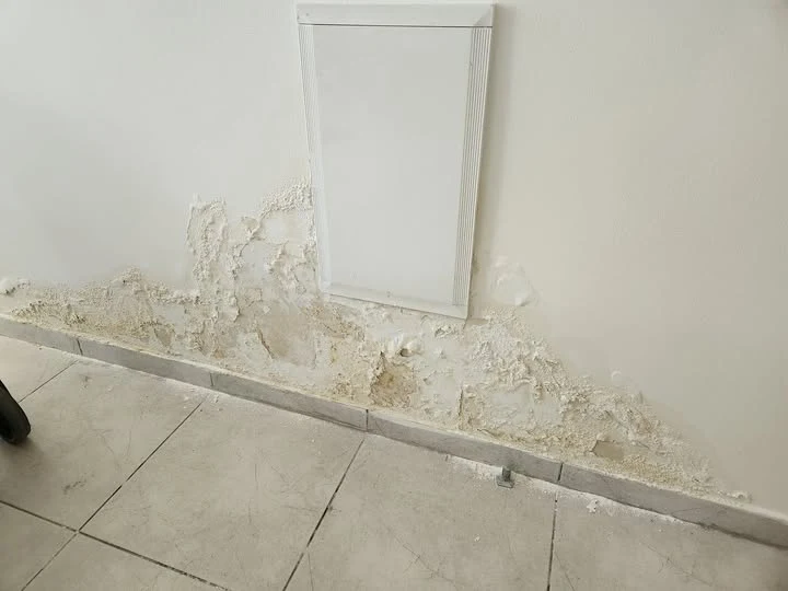 פנלים מתנפחים וקירות מתקלפים